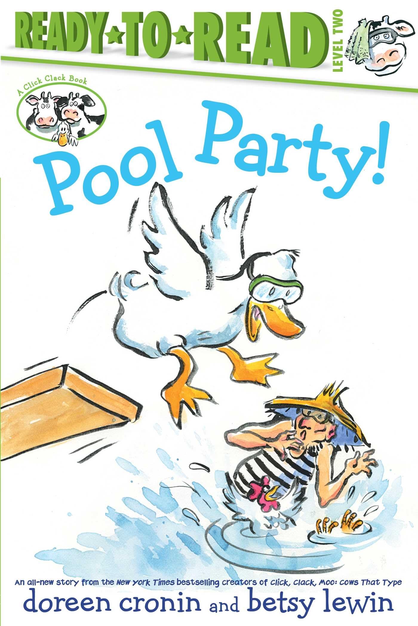 Pool Party!/Ready-to-Read Level 2 (A Click Clack Book)
