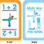 School Zone Math War Addition & Subtraction Game Cards: 56 Cards, Kindergarten, 1st Grade, 2nd Grade, Math Games, Numbers, Math Facts, Early Math, Ages 6+