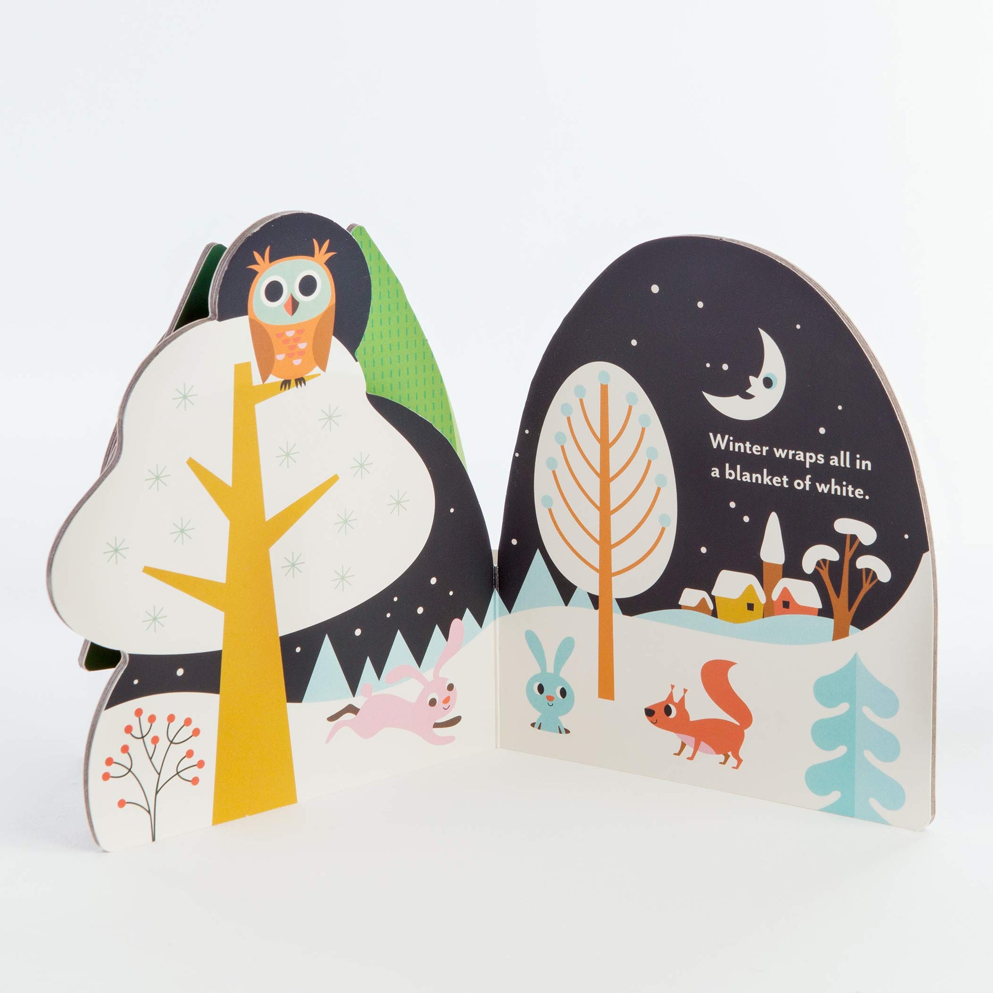 Bookscape Board Books: A Forest's Seasons: (Colorful Children?s Shaped Board Book, Forest Landscape Toddler Book)