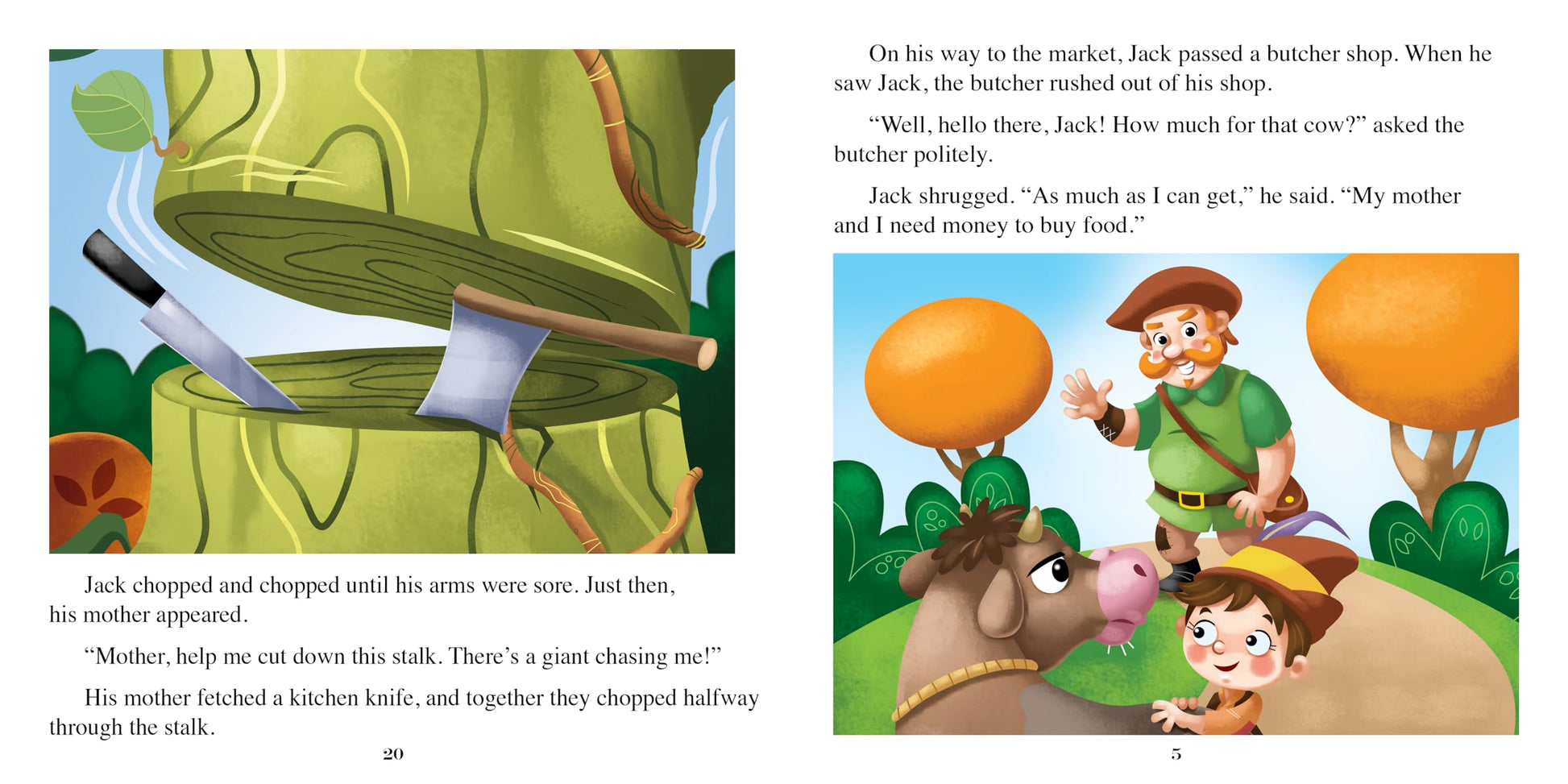 Phidal Jack and the Beanstalk Little Classics - Stories for kids, 24-page storybook