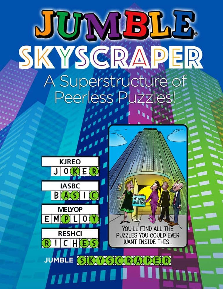 Jumble Skyscraper: A Superstructure of Peerless Puzzles!