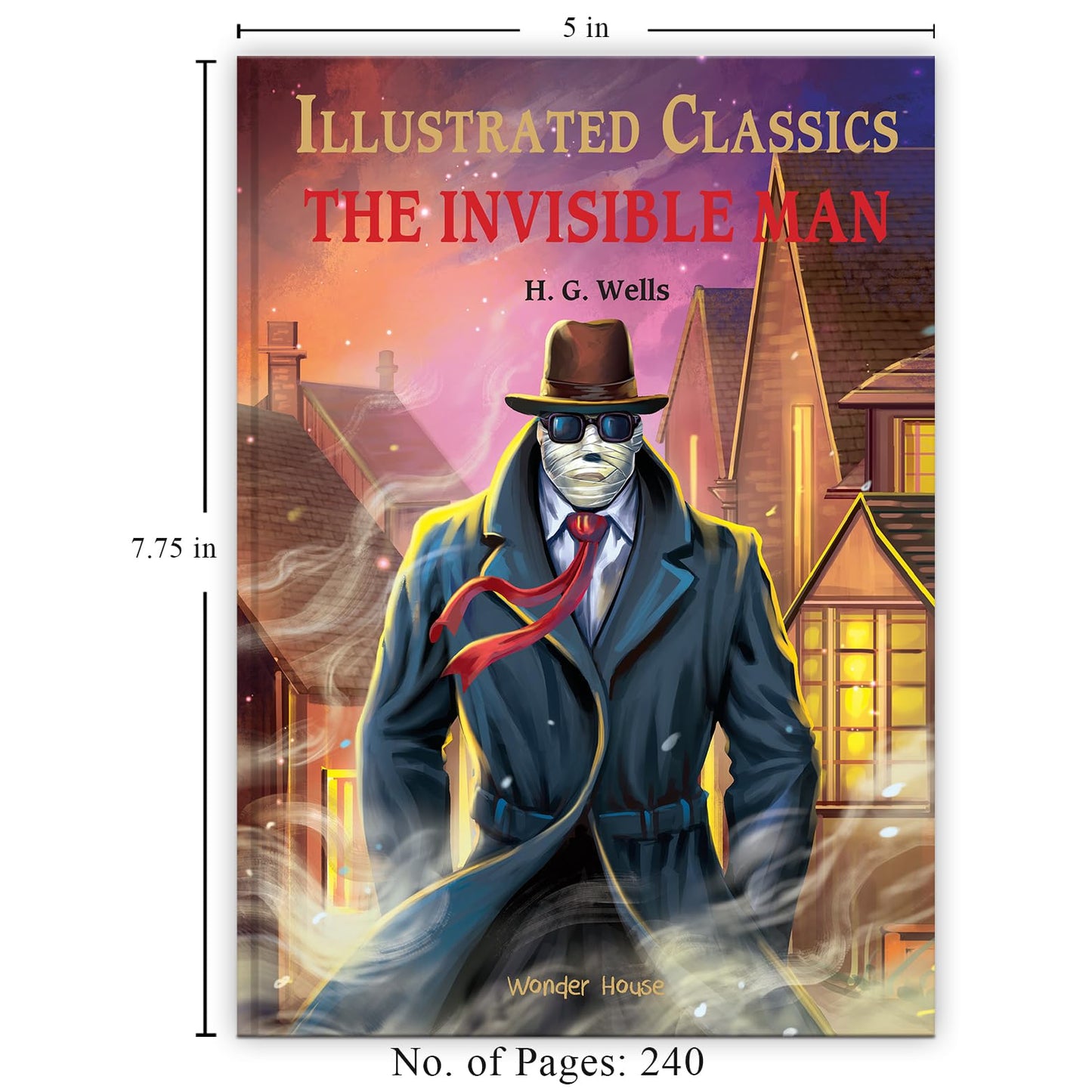 Illustrated Classics - The Invisible Man: Abridged Novels With Review Questions
