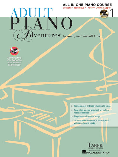 Adult Piano Adventures All-in-One Lesson Book 1 by Faber