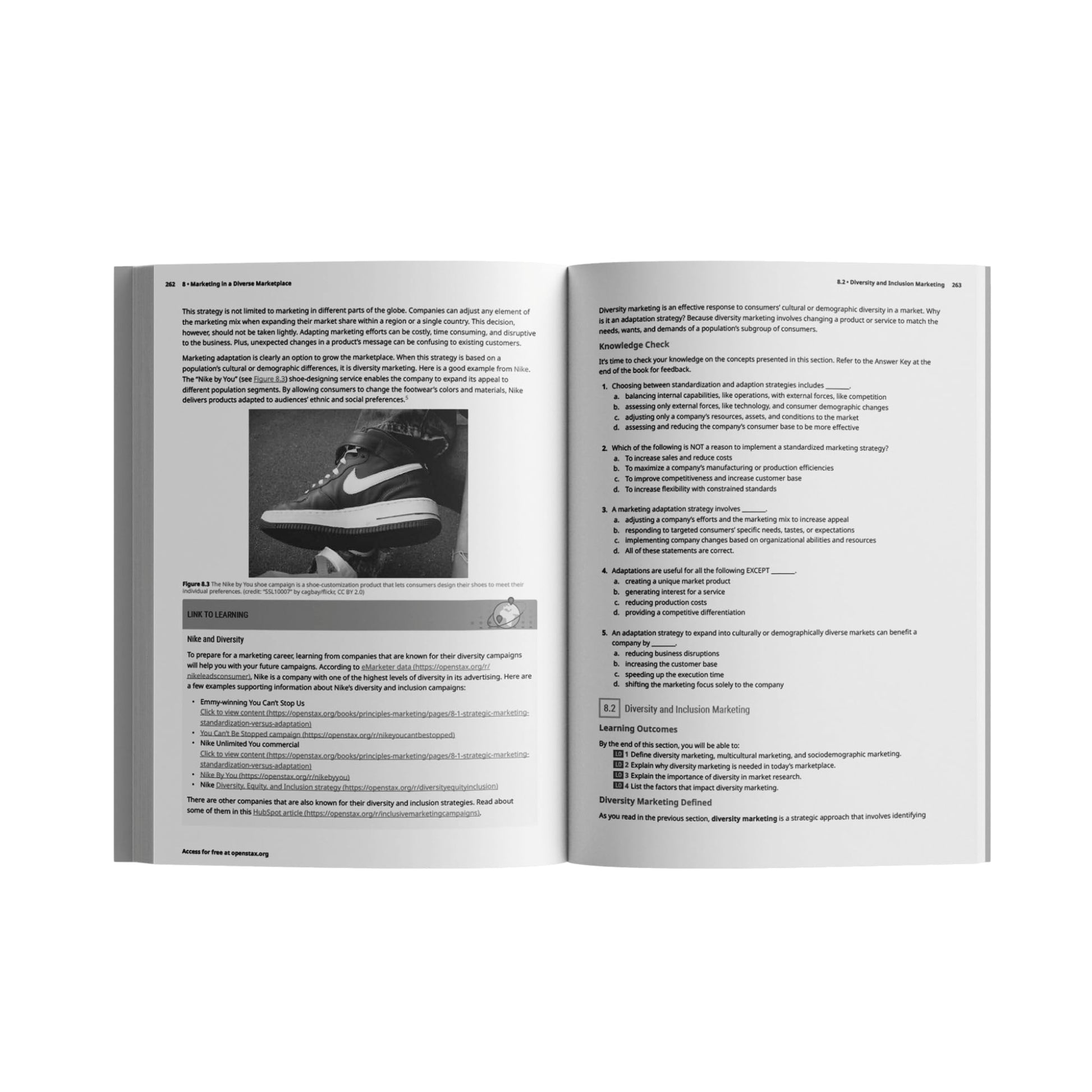 Principles of Marketing by OpenStax (Official paperback B&W print version)