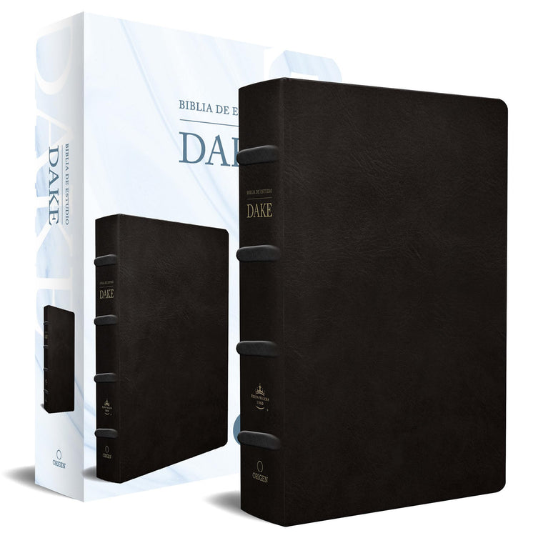 RVR 1960 Biblia de estudio Dake, tamao grande, piel negra / Spanish RVR 1960 Dake Study Bible, Large Size, Black Leather (Spanish Edition)