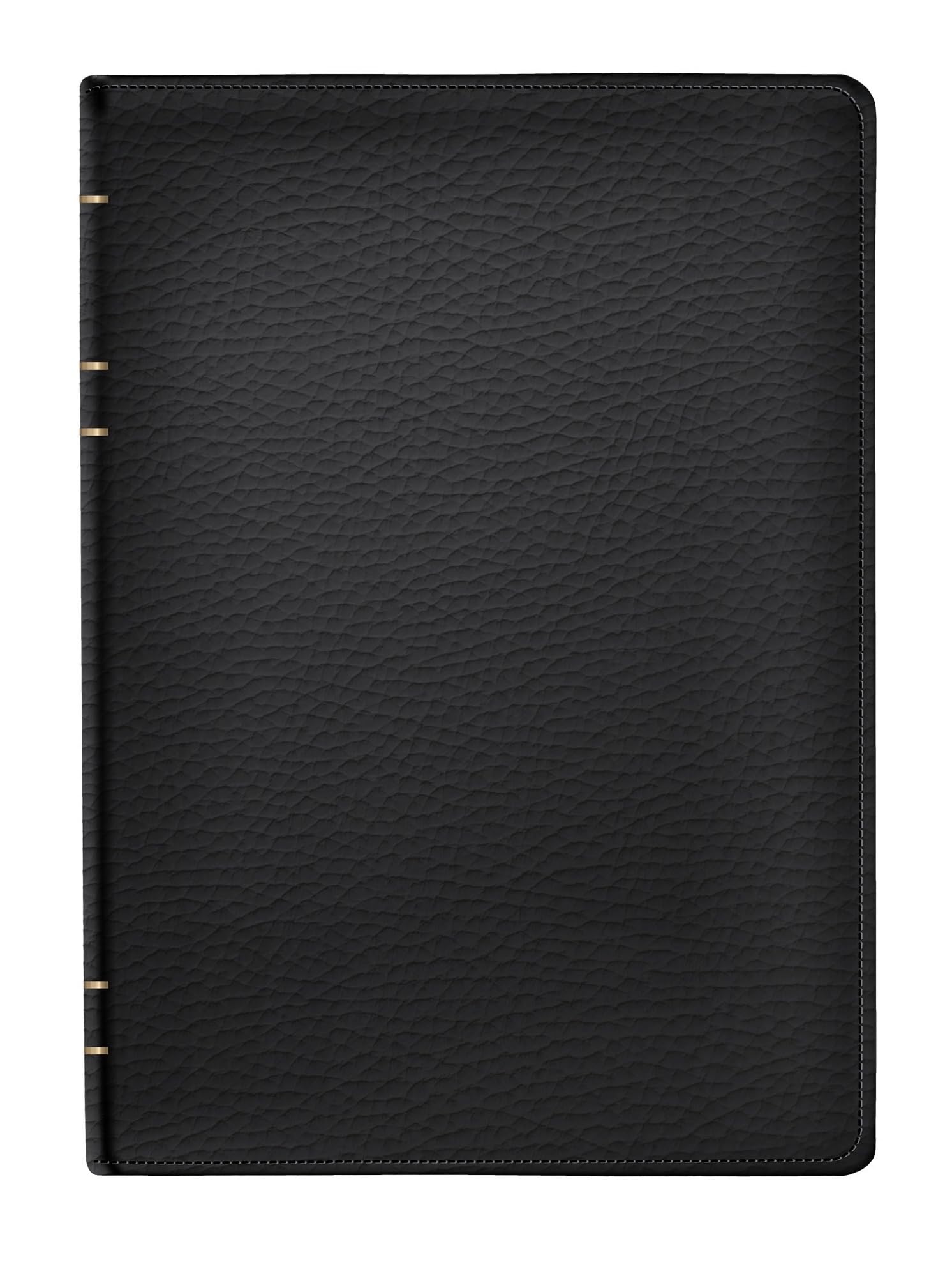 LSB Holy Bible, Handy Size, Black Premium Genuine Leather (Cowhide): Legacy Standard Bible with Inside Column Cross References, Red Letter Format, 32 ... 2 Ribbon Markers, and Gold Gilded Page Edges