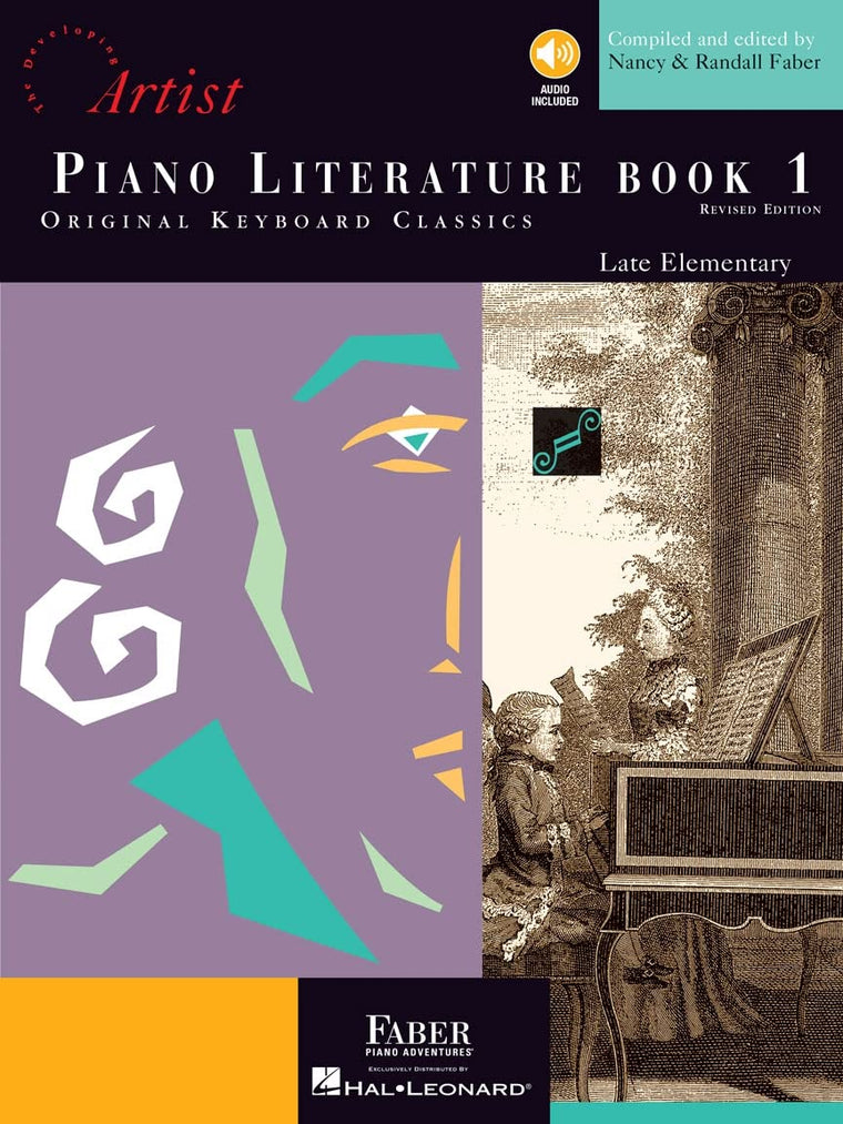 Piano Literature - Book 1 Developing Artist Original Keyboard Classics Book/Online Audio