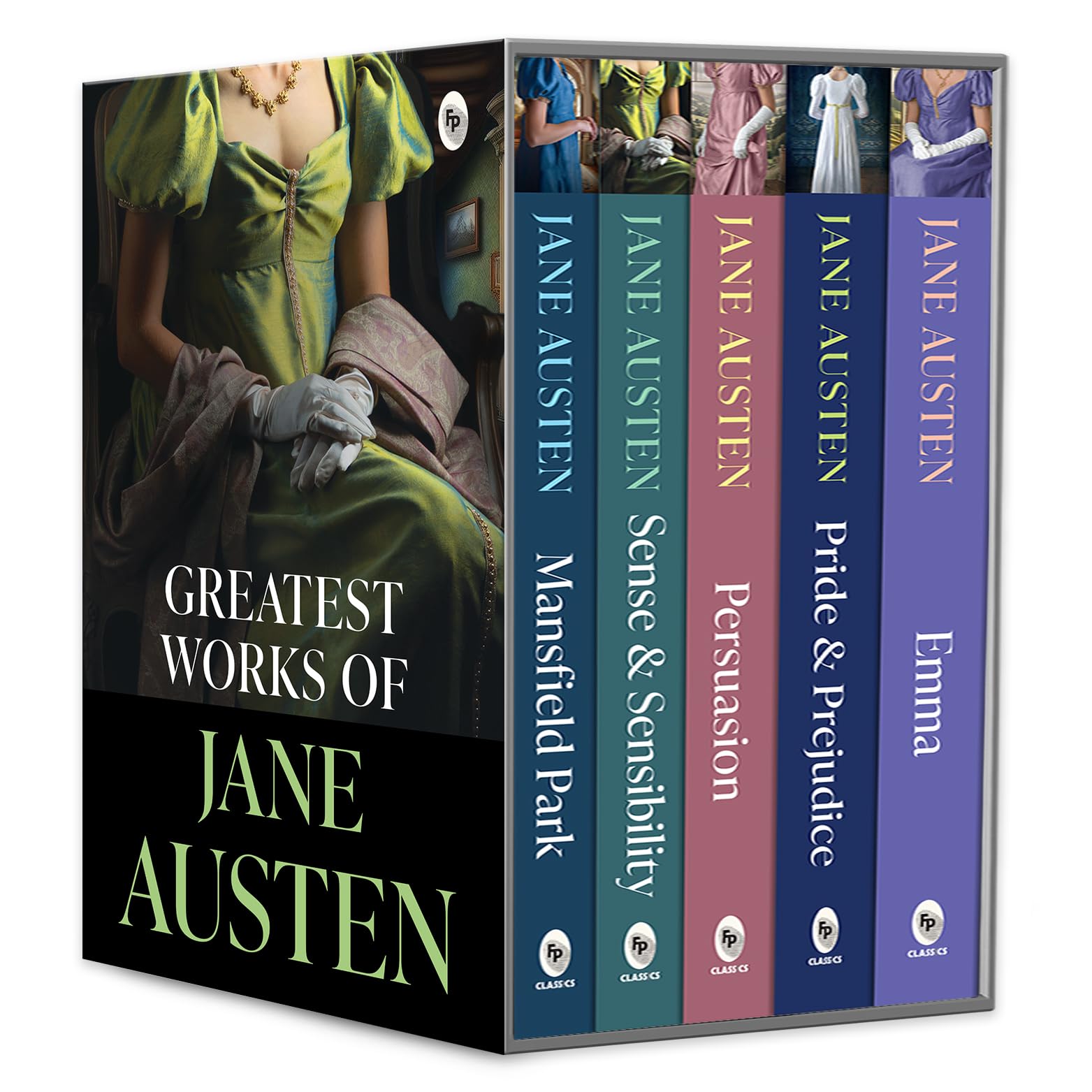 Greatest Works of Jane Austen (Set of 5 Books)