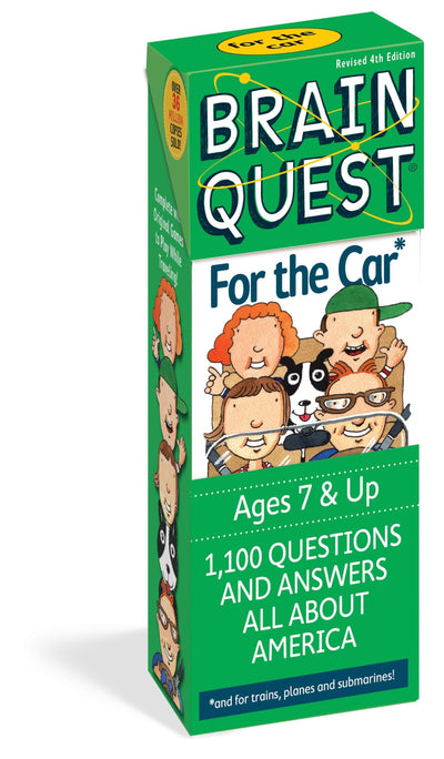 Brain Quest for the Car: 1100 Questions and Answers to Challenge the Mind. Teacher-approved! (Brain Quest Decks) (Brain Quest Smart Cards)