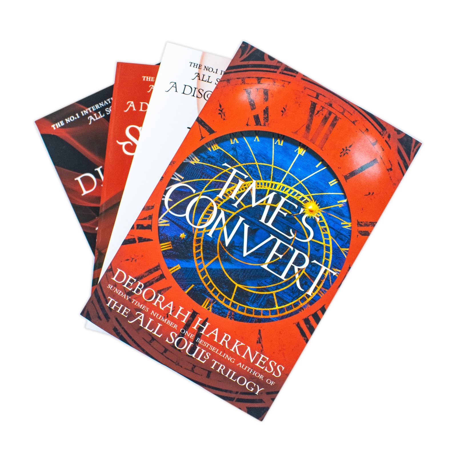 All Souls Trilogy Collection 4 Book Set by Deborah Harkness (A Discovery of Witches, Shadow of Night, The Book of Life, Times Convert)