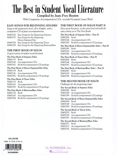 The First Book of Soprano Solos - Part II