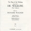 Die Walkure: Vocal Score