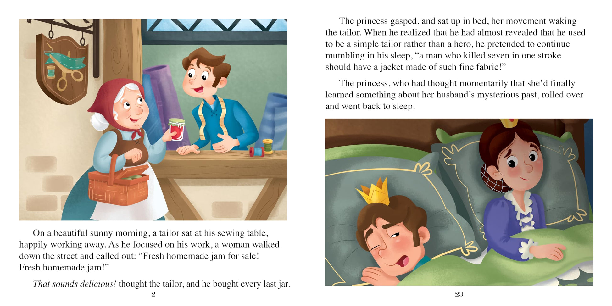 Phidal The Brave Little Tailor Little Classics - Stories for kids, 24-page storybook