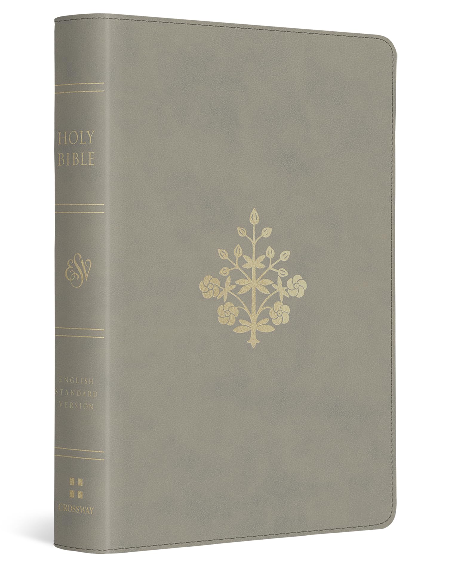 ESV Large Print Compact Bible, Red Letter (TruTone, Stone, Branch Design): Holy Bible, English Standard Version