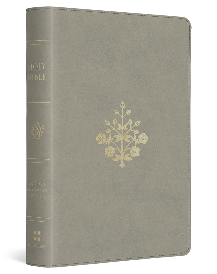ESV Large Print Compact Bible, Red Letter (TruTone, Stone, Branch Design): Holy Bible, English Standard Version