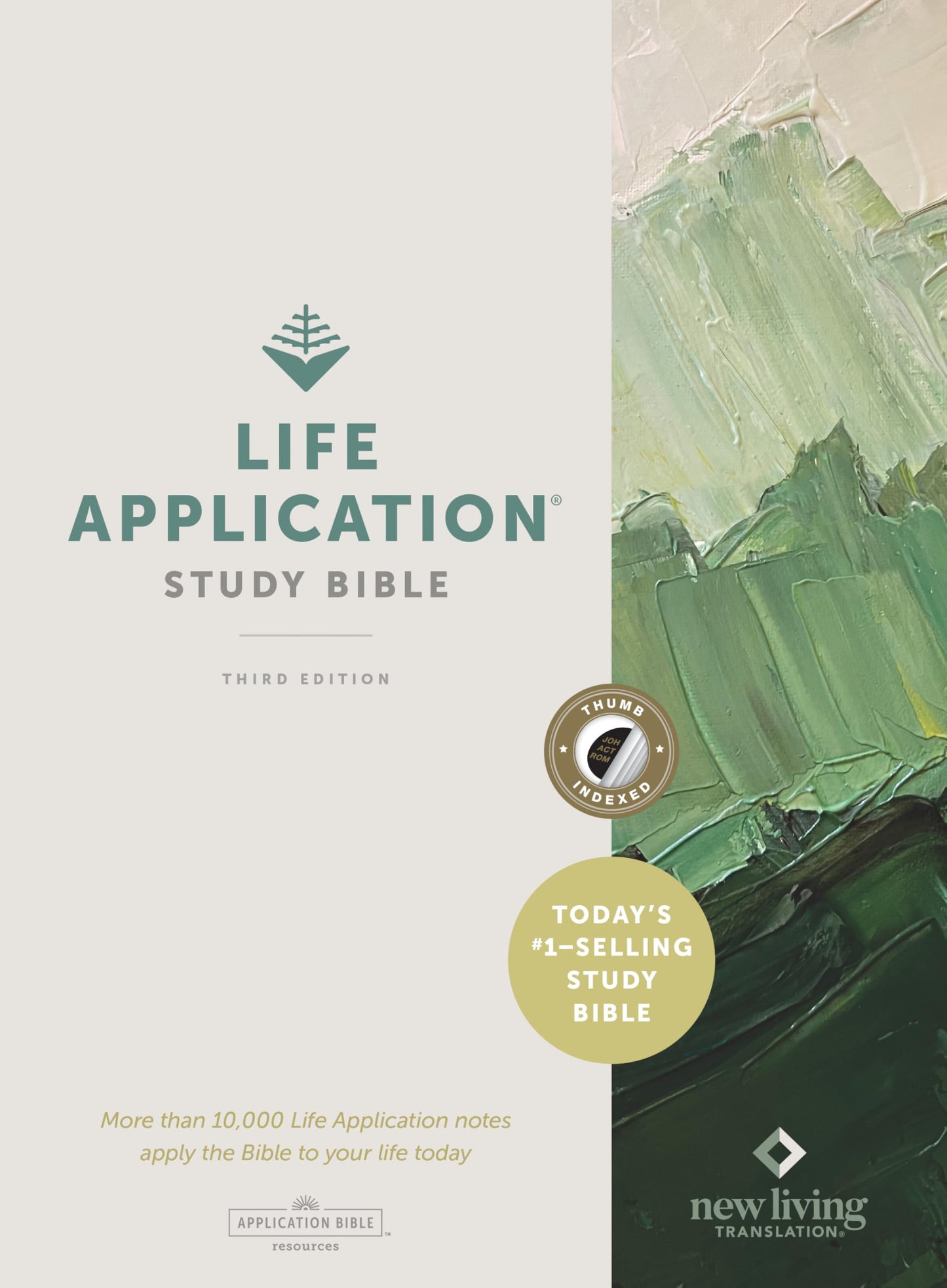 NLT Life Application Study Bible, Third Edition (Red Letter, Hardcover, Indexed) Tyndale NLT Bible with Thumb Index, Updated Study Notes and Features, Full Text New Living Translation
