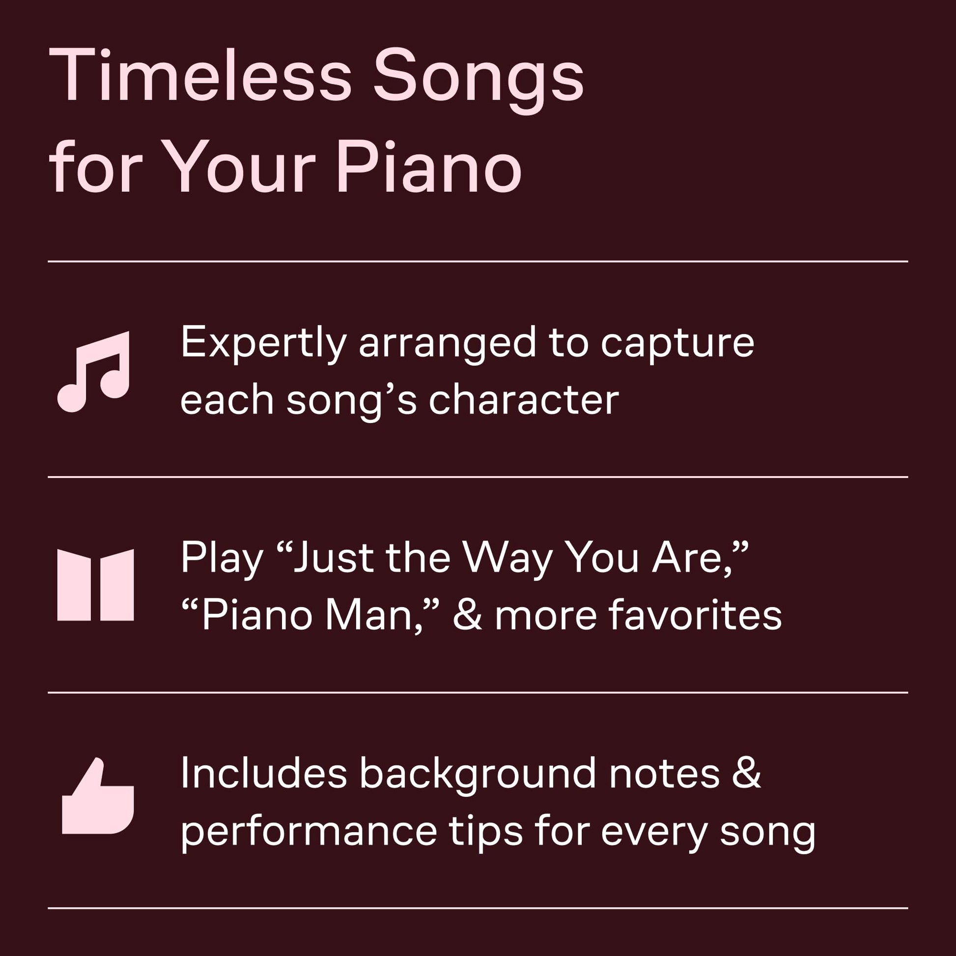 Really Easy Piano: Billy Joel  16 Hits in Easy-to-Play Arrangements for Piano  Easy Piano Sheet Music Songbook with Lyrics, Background Notes and Performance Tips for Beginners Level