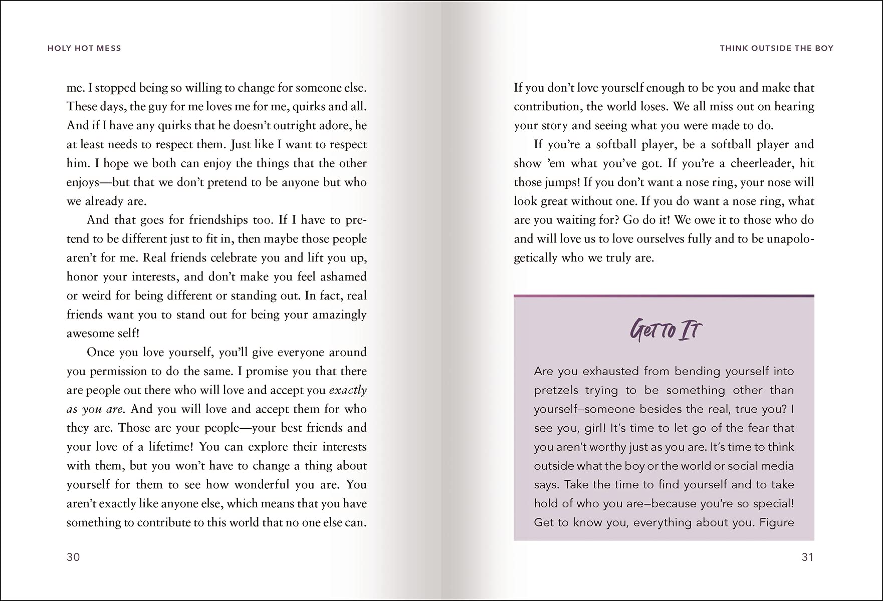 Getting Good at Being You: Learning to Love Who God Made You to Be