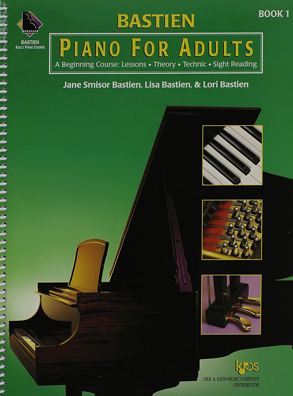 Bastien Piano for Adults, Book 1 (KP1B) - Beginning Piano