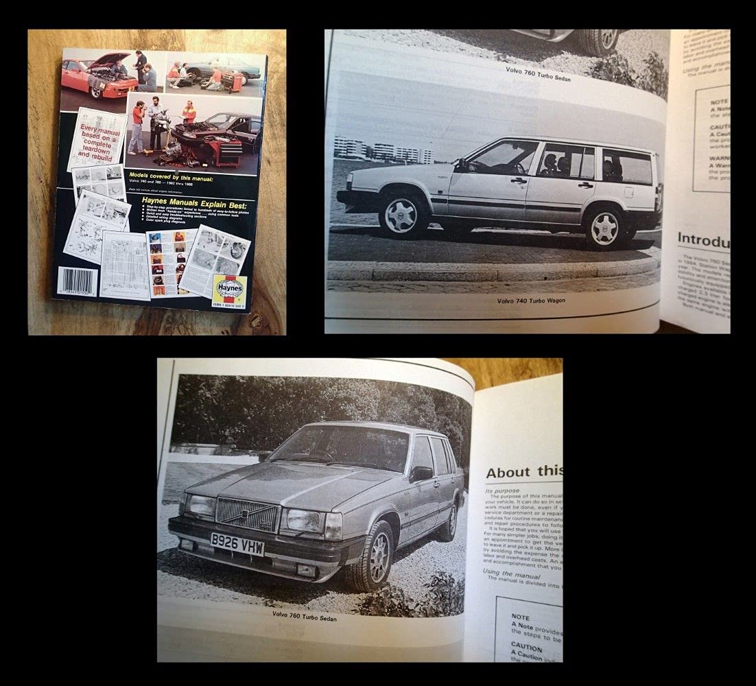 Volvo 740 & 760, 1982-1988, All Gasoline Engine Models (Automotive Repair Manual)