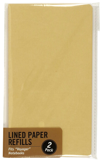 Lined Paper Refill (Inserts for Voyager Notebooks)