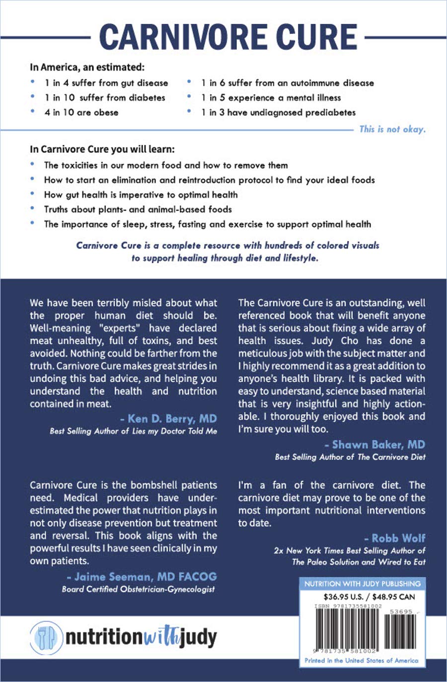 Carnivore Cure: The Ultimate Elimination Diet to Attain Optimal Health and Heal Your Body