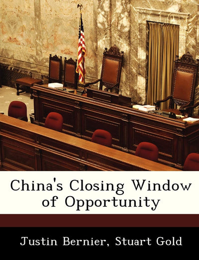 China's Closing Window of Opportunity
