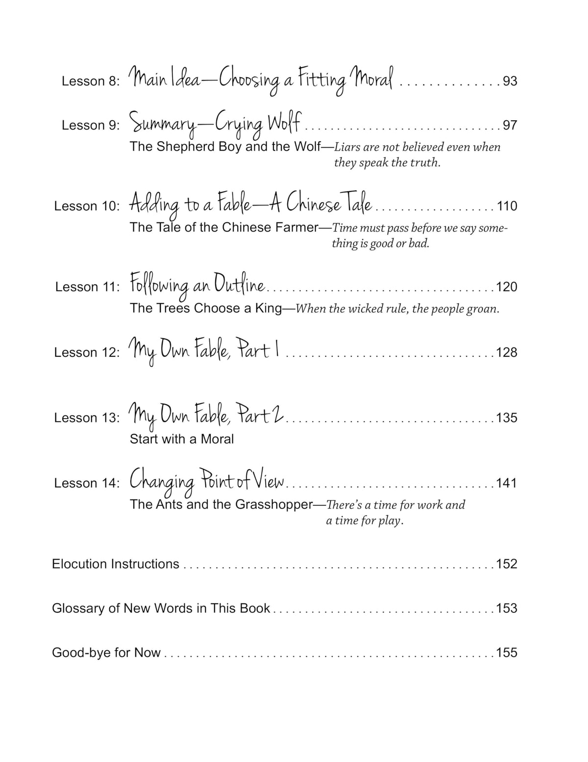 Writing & Rhetoric Book 1: Fable (Student Edition)