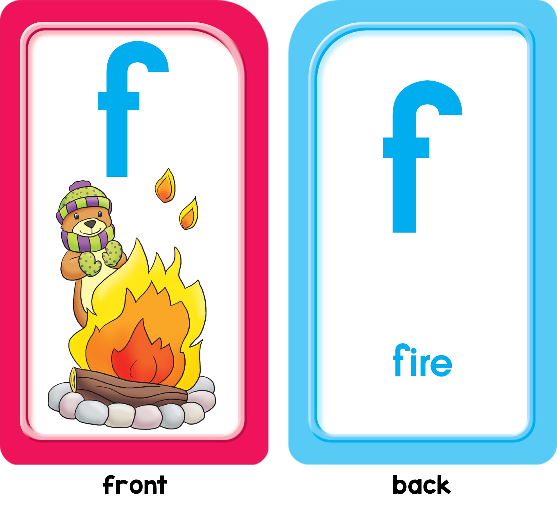 School Zone Alphabet Match Flash Cards: 56 Cards, Preschool, Kindergarten, ABC's, Letters, Matching, Beginning Sounds, Letter-Picture Recognition, Ages 4+