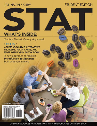 STAT, Reprint (with Review Cards and Bind-In Printed Access Card) (Available 2010 Titles Enhanced Web Assign)