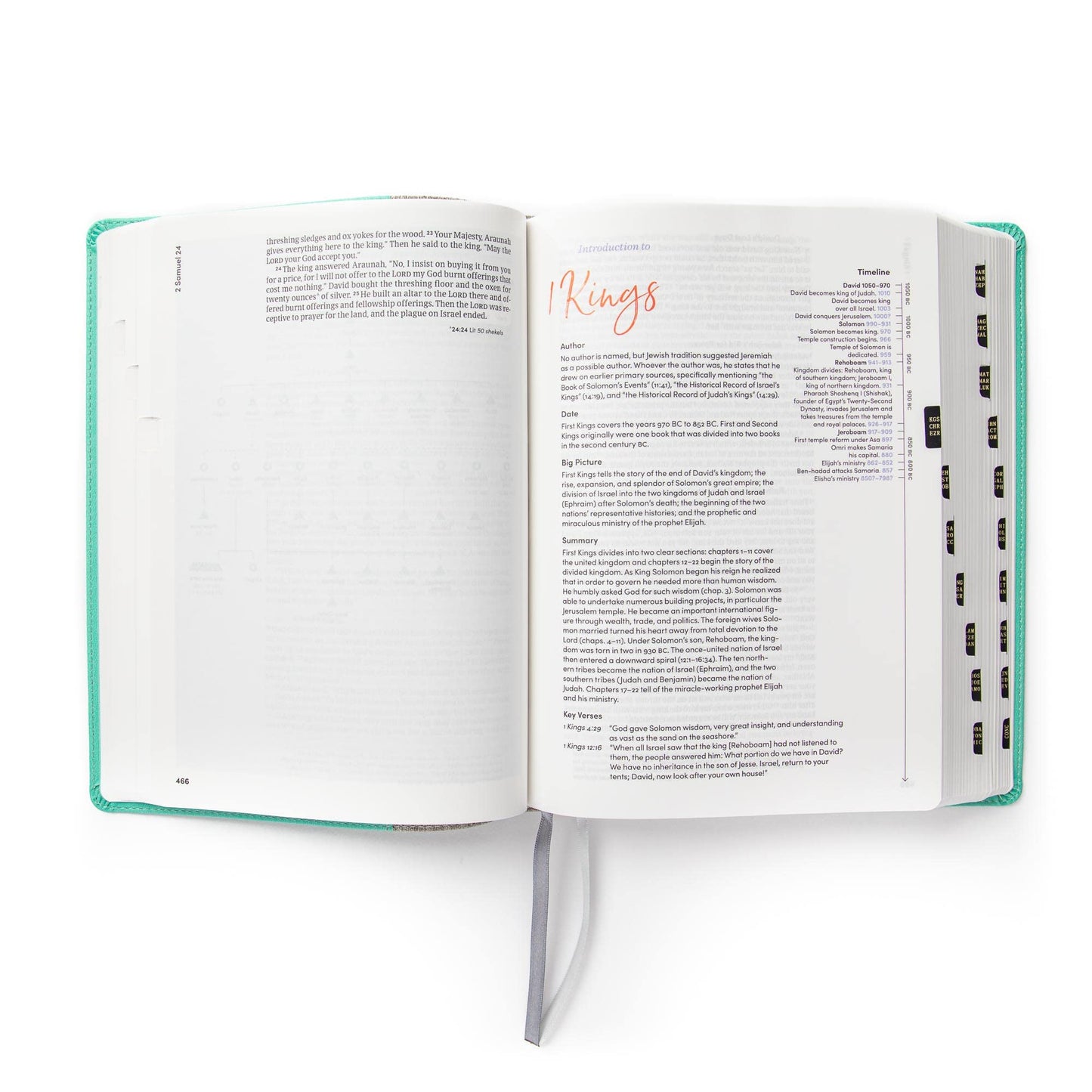 CSB Lifeway Women's Bible, Gray/Mint LeatherTouch, Indexed, Black Letter, Single-Column, Wide-Margins, Devotions, Articles, Word Studies, Character Profiles, Easy-to-Read Bible Serif Type
