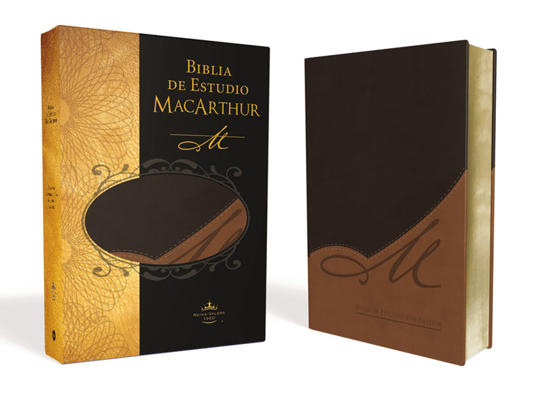RVR60, Biblia de Estudio MacArthur, Leathersoft, Caf? (Spanish Edition)