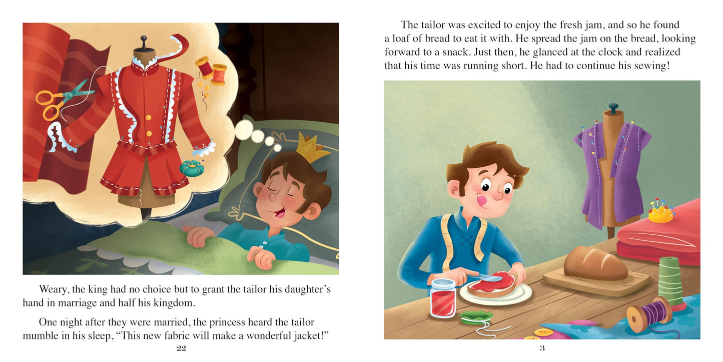 Phidal The Brave Little Tailor Little Classics - Stories for kids, 24-page storybook
