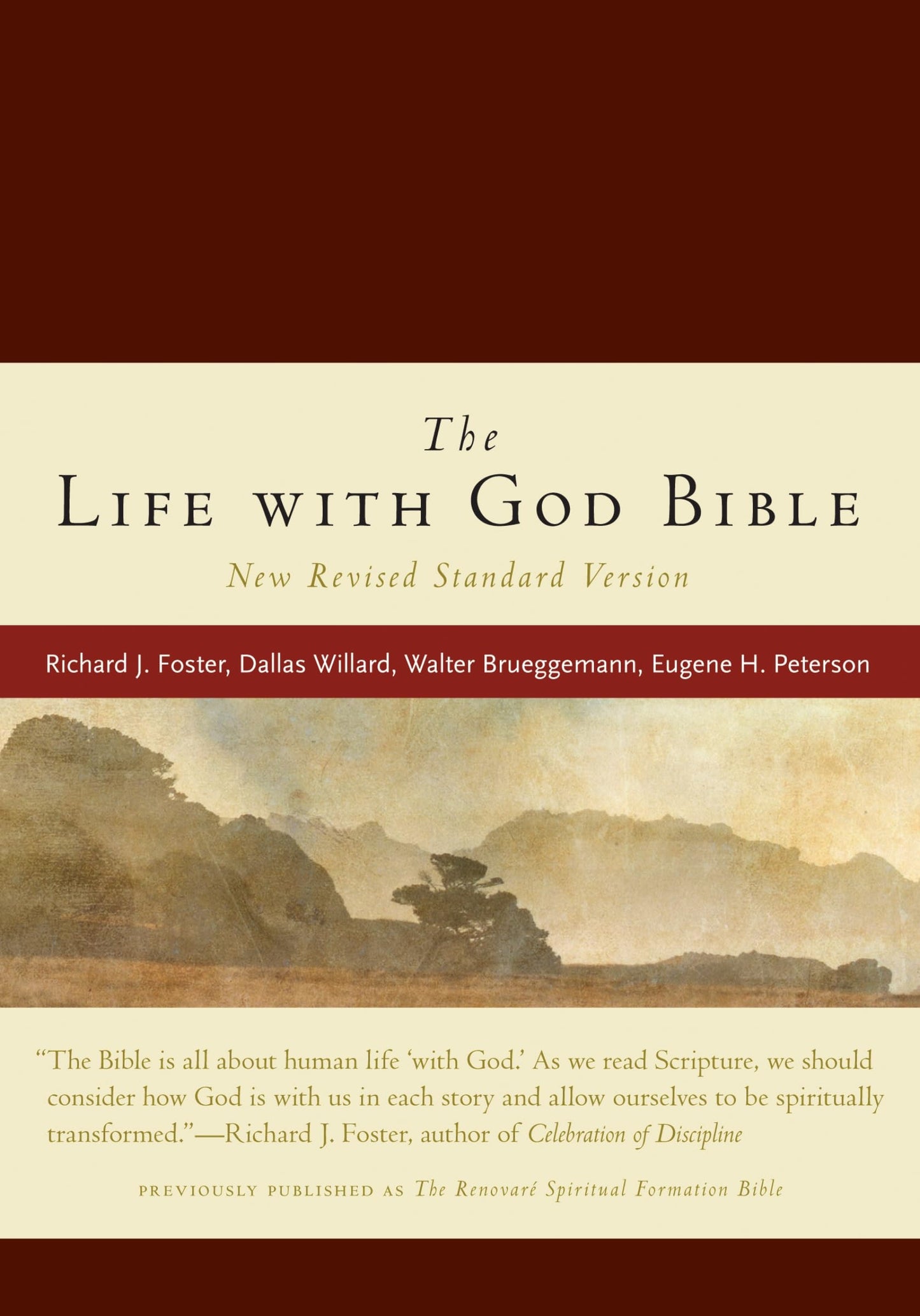 Life with God Bible NRSV Compact Burgundy Ital Leath