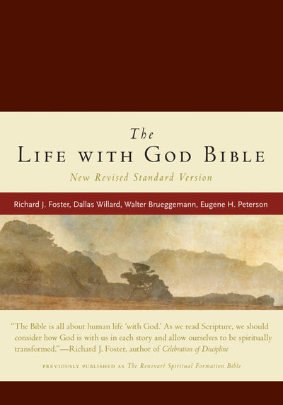 Life with God Bible NRSV Compact Burgundy Ital Leath