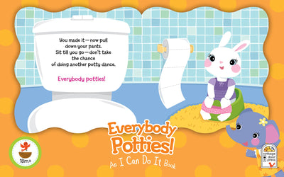 Everybody Potties - An I Can Do It Children's Board Book, Potty Training
