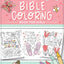 The Bible Coloring Book for Girls: Color 40 Cute Designs of Inspirational Verses & Christian Artwork