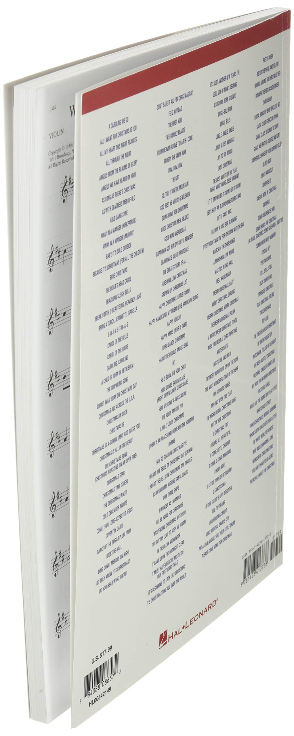 Big Book Of Christmas Songs Violin