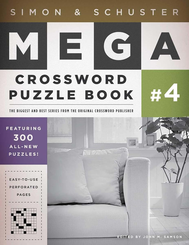 Simon & Schuster Mega Crossword Puzzle Book #4 (4) (S&S Mega Crossword Puzzles)