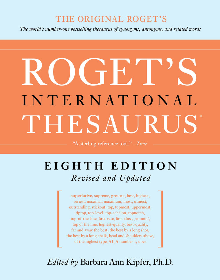 Roget's International Thesaurus, 8th Edition by Kipfer, Barb