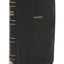 NKJV, Thinline Reference Bible, Large Print, Leathersoft, Black, Thumb Indexed, Red Letter, Comfort Print: Holy Bible, New King James Version
