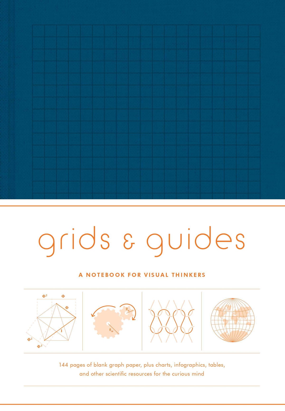 Grids & Guides (Navy): A Notebook for Visual Thinkers