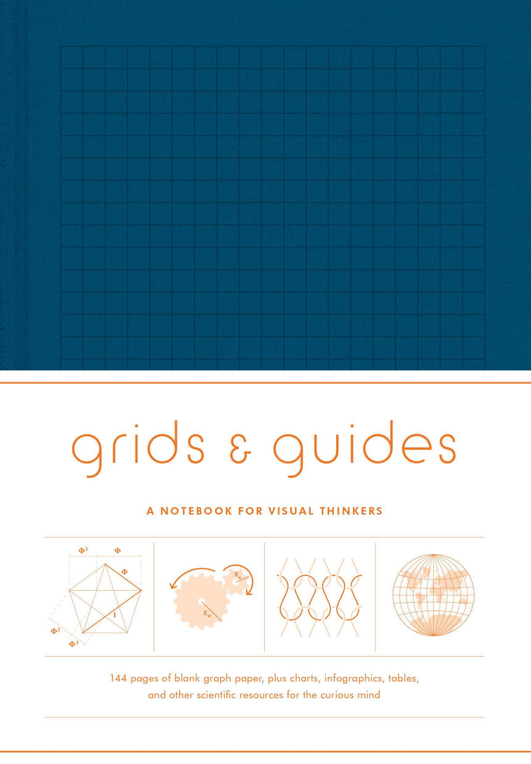 Grids & Guides (Navy): A Notebook for Visual Thinkers