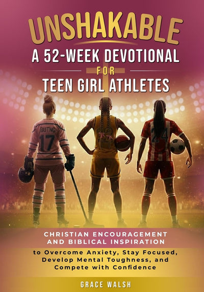 Unshakable: A 52-Week Devotional for Teen Girl Athletes: Christian encouragement and Biblical Inspiration to Overcome Anxiety, Stay Focused, Develop ... (Unshakable Girls Devotional Series)