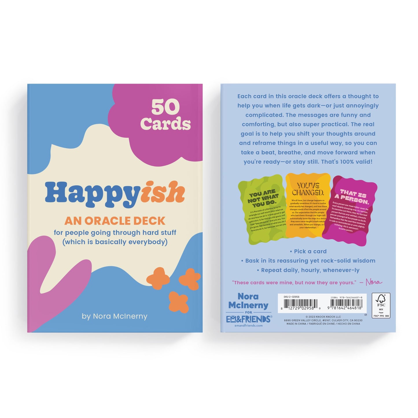 Happy-ish Oracle Deck: 50 Oracle Cards For People Going Through Hard Stuff (Which Is Basically Everybody)