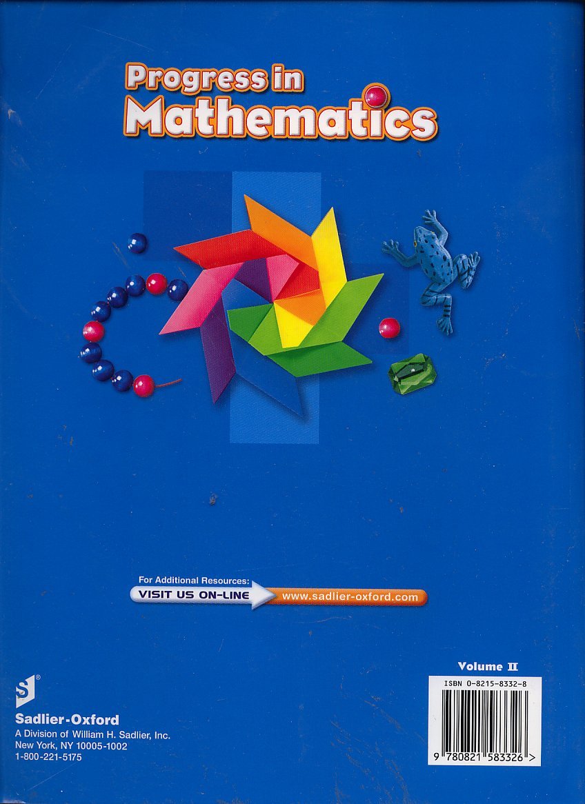 Progress in Mathematics, Grade 2