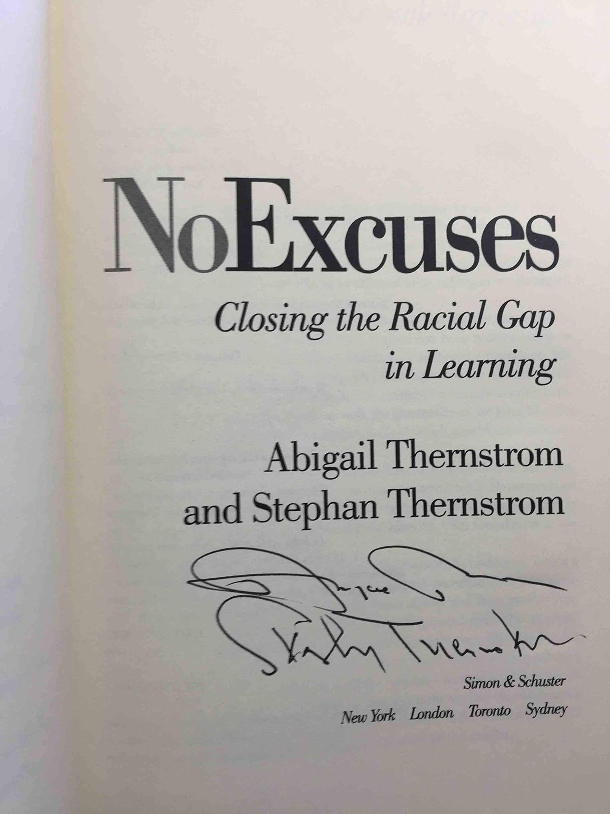 No Excuses: Closing the Racial Gap in Learning