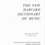 The New Harvard Dictionary of Music (Harvard University Press Reference Library)
