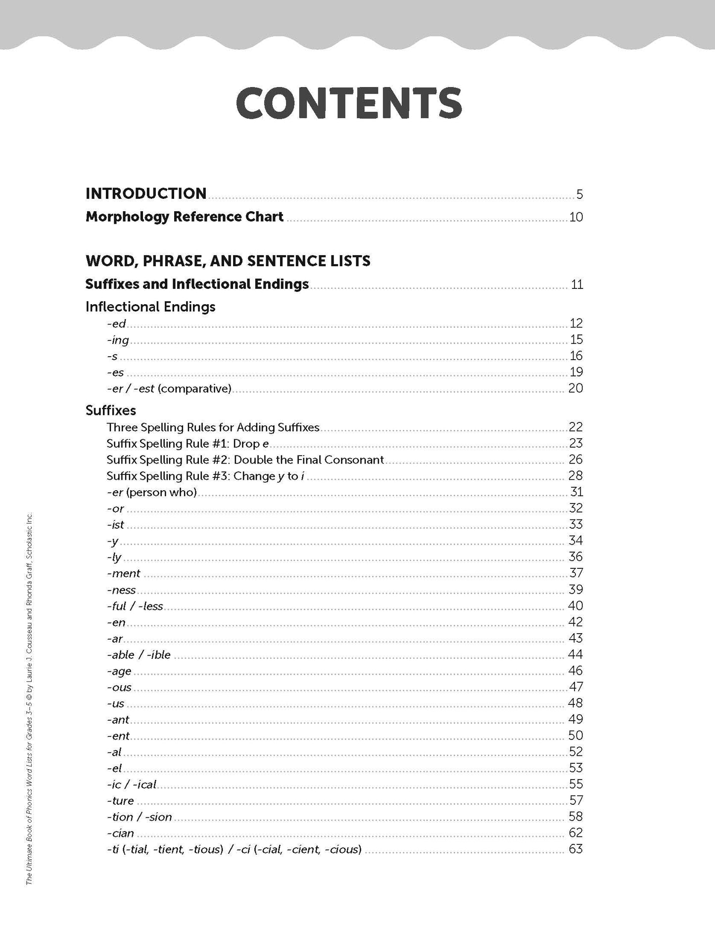 The Ultimate Book of Phonics Word Lists: Grades 3-5: Games & Word Lists for Reading, Writing, and Word Study