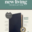 NLT Compact Giant Print Bible, Filament Enabled (LeatherLike, Navy Blue Cross, Indexed, Red Letter)
